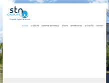 Tablet Screenshot of groupe-stn.com